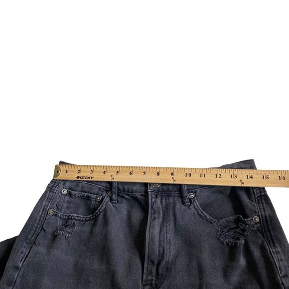 American Eagle Highest Rise 90s Boyfriend Distressed Jeans Denim Pants Womens 10 - Picture 6 of 11